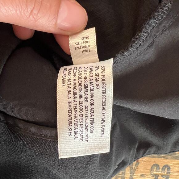 A New Day Black Wide Leg Trouser Pants Women’s Size 10 - Picture 10 of 13